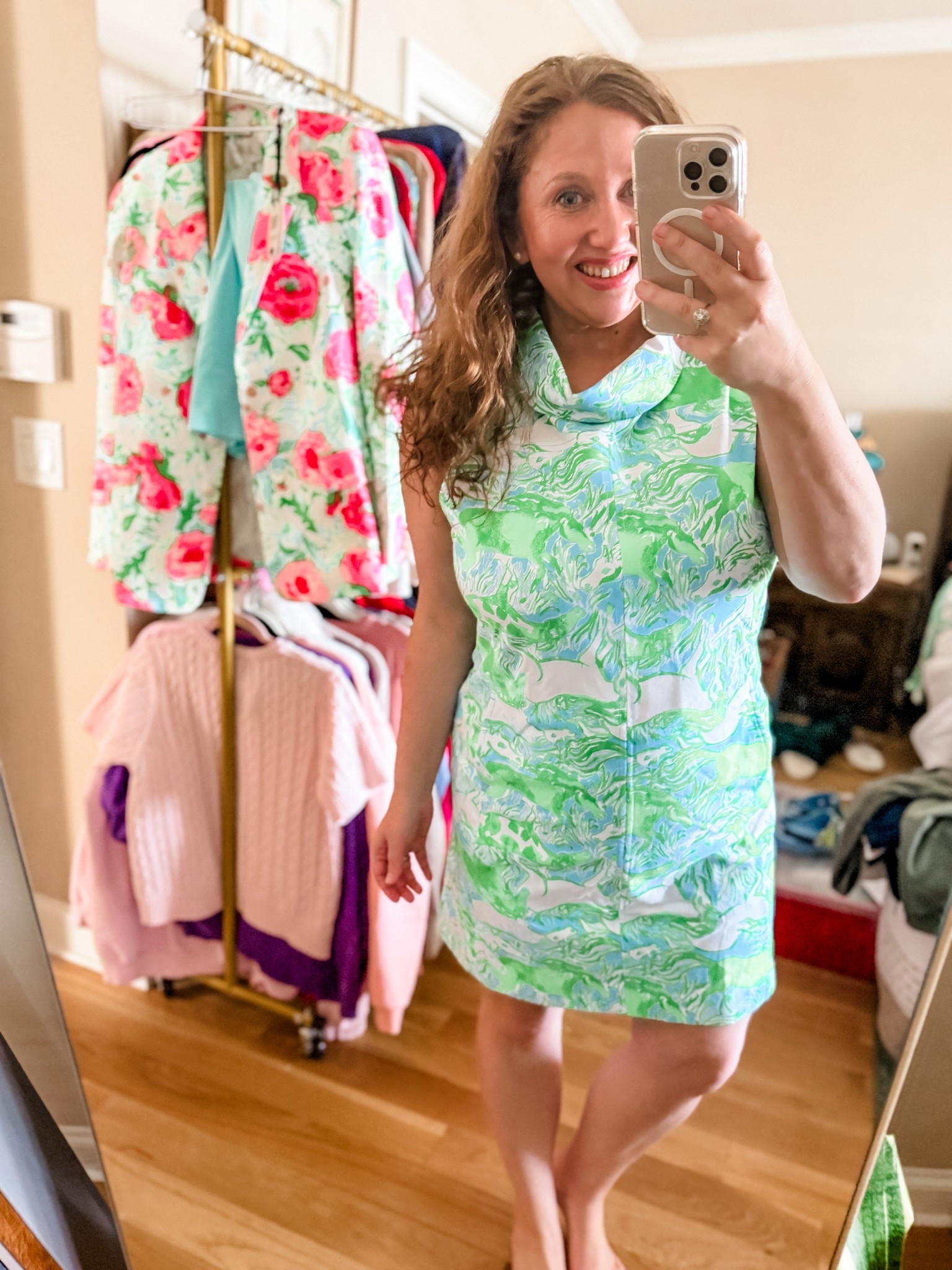 Fabulous dress with horses! 
#derby #festival #kentucky #midsize #livinglargeinlilly #plussize #lillypulitzer 

#LTKootd #LTKFestival #LTKSeasonal