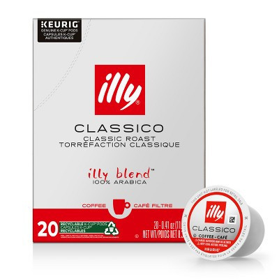 Illy Classico Medium Roast Single Serve Pods - 20ct | Target