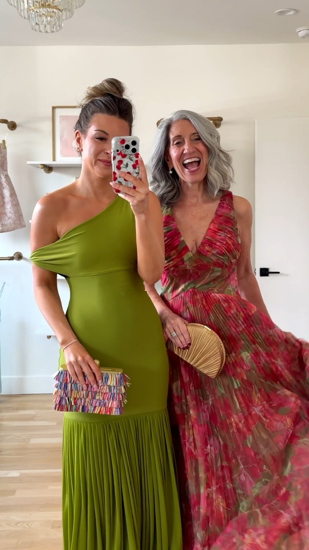 Mom and me spring wedding guest and formal event dresses. Green off the shoulder and red floral dresses

Wearing my usual small/2
Mom wears a medium/6

Wedding guest
Formal event
Black tie
Floral
Off the shoulder
Mother of the bride
Special occasion

#LTKWedding #LTKSeasonal #LTKootd