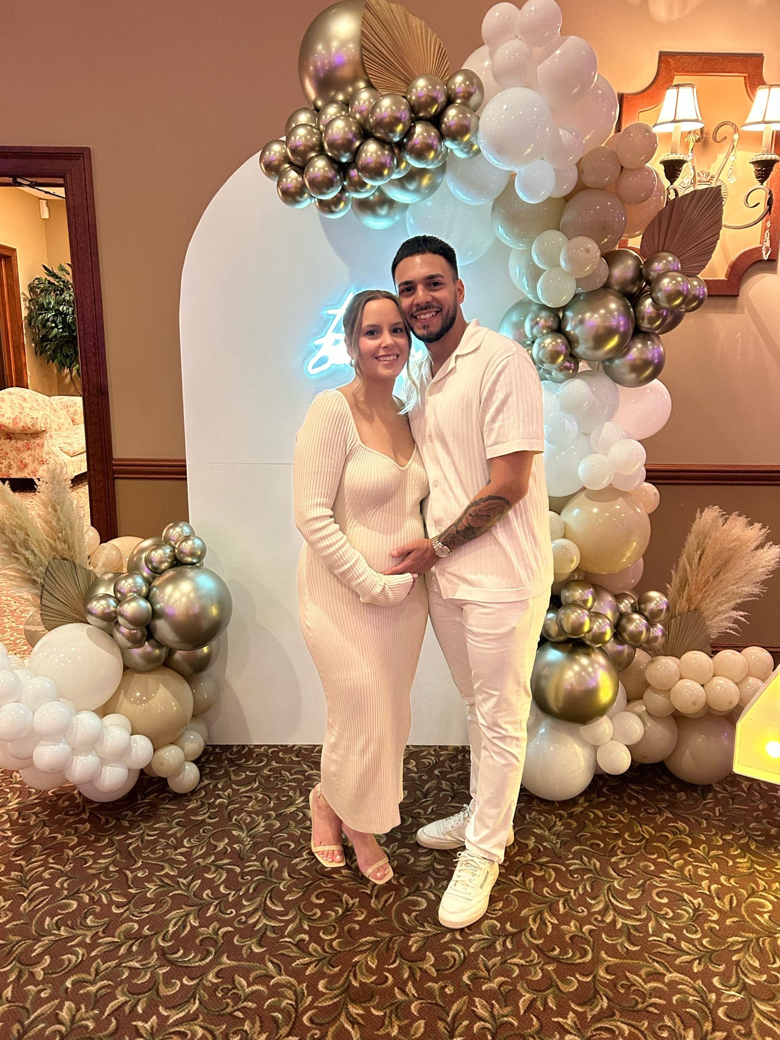 Pregnancy style, rib knit dress, white dress, pregnancy dresss

#LTKstyletip #LTKbump #LTKfamily