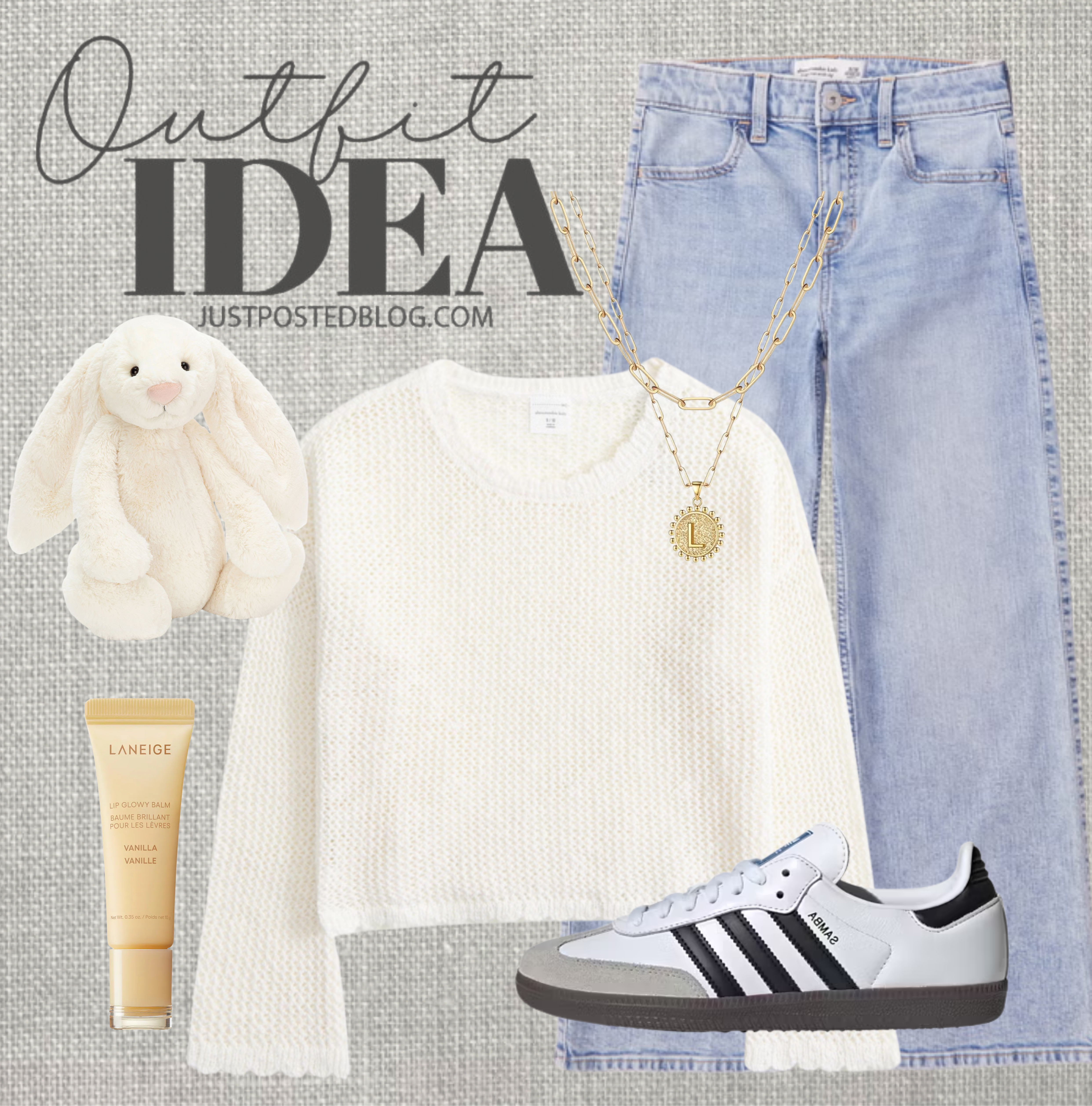 This is such a cute and simple look, for tweens and teens!! 

 