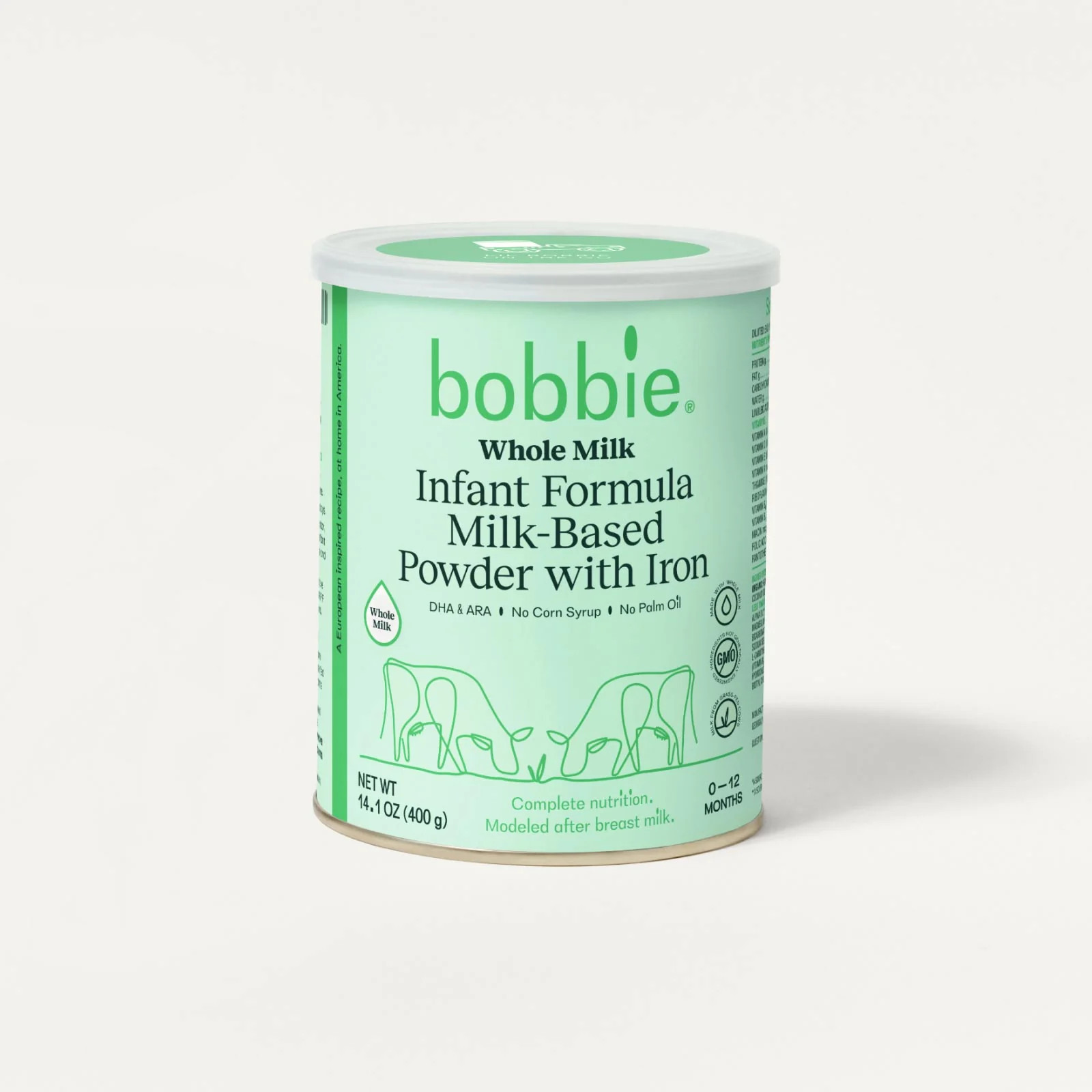 Grass-Fed Whole Milk Infant Formula | Bobbie | Bobbie