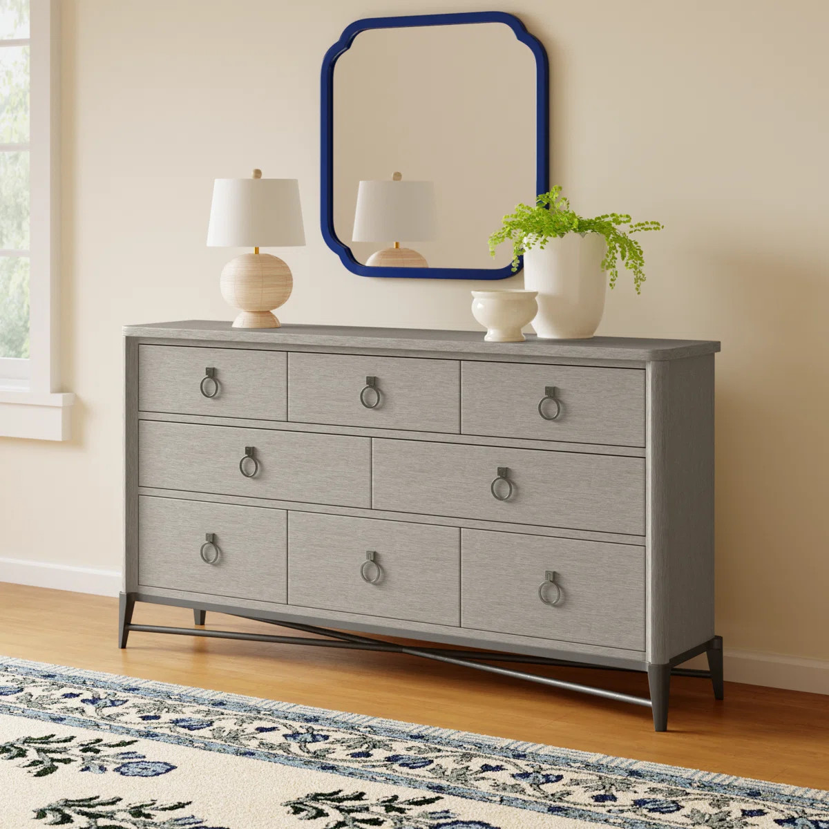 Regan 67" W 8-Drawer Kiln-Dried Dresser | Wayfair North America