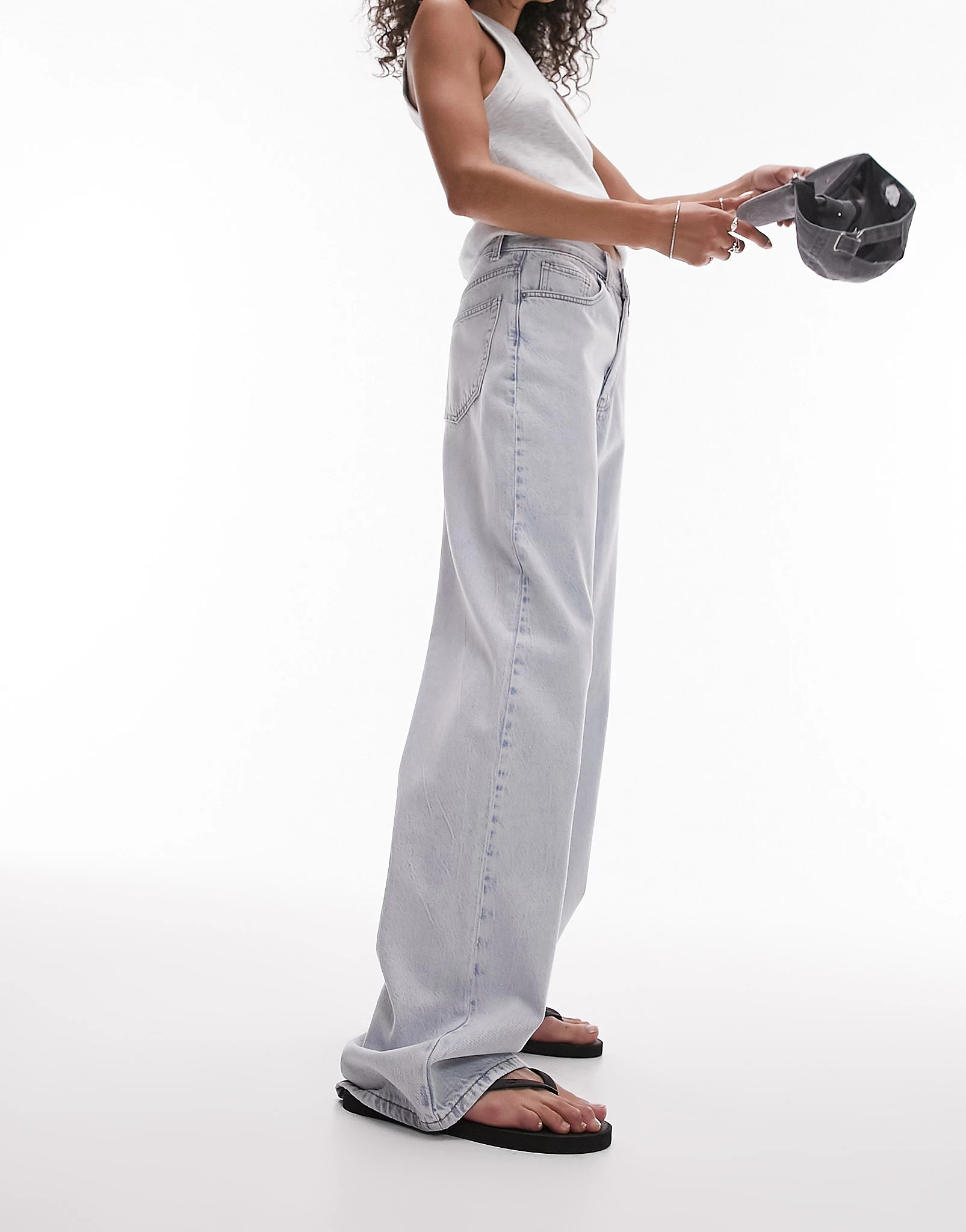Topshop column jeans in bleach | ASOS (Global)