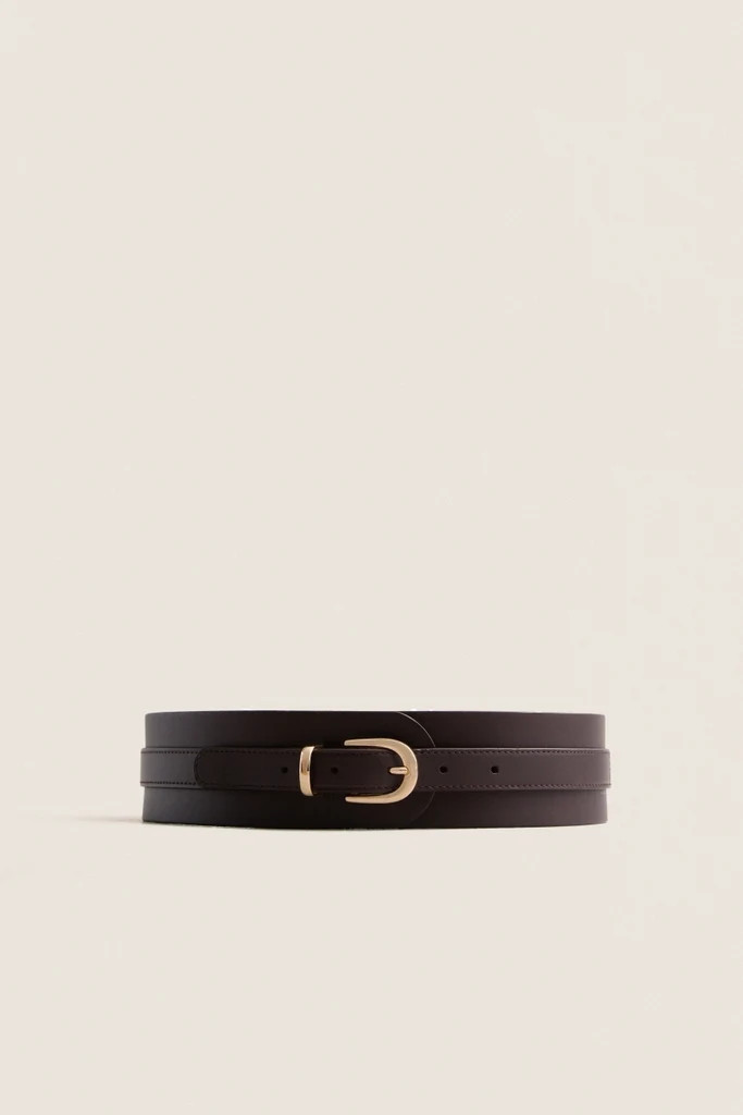 Chocolate Leather Waist Belt | Tuckernuck (US)