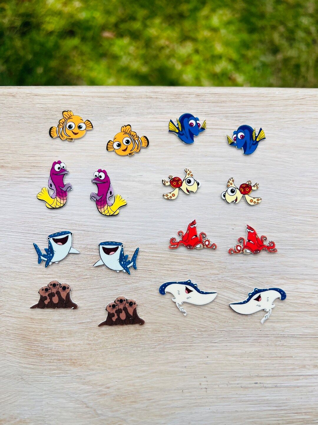 Ocean of Magic Character Earrings/finding Dory Earrings/finding Nemo/pixar/handmade to Order/stud... | Etsy (US)