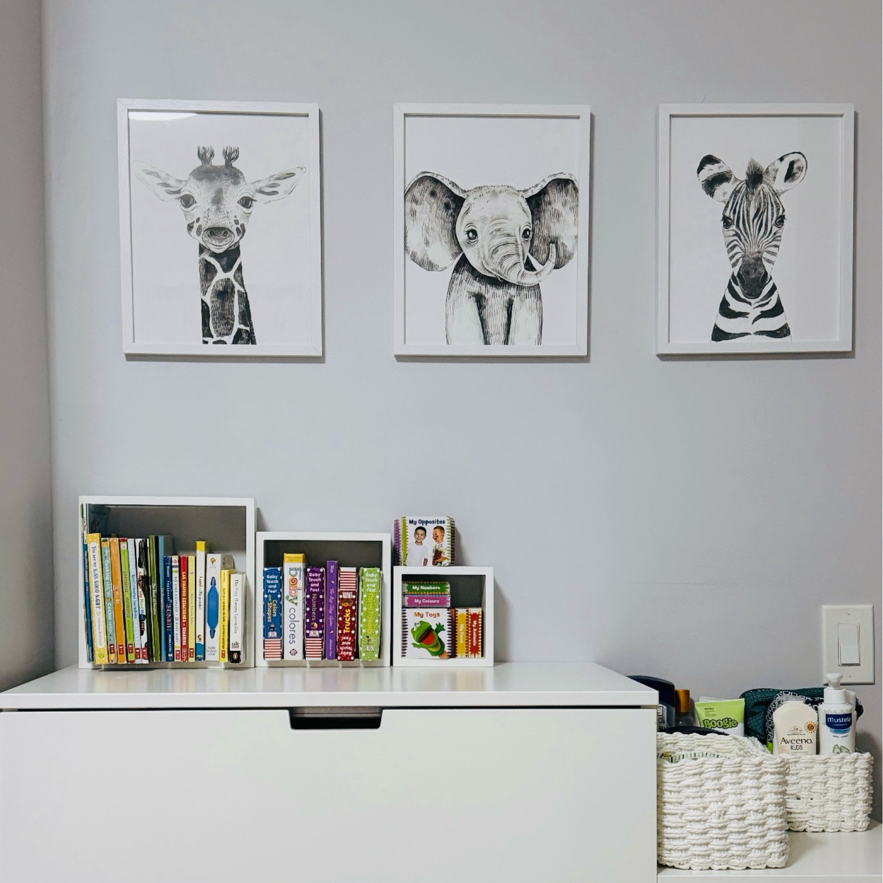 Safari Animals Baby Girl or Boy Set of 3 Nursery Unframed Prints, Bedroom Decor Wall Art. 

#LTKHome #LTKKids #LTKBaby