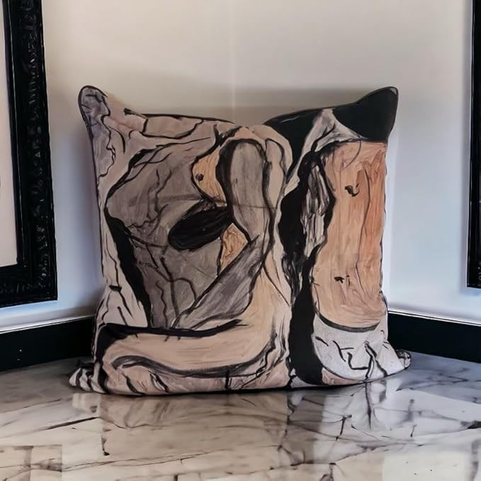 Vanderbeek Art Inspired Decorative Throw Pillow Cover | Amazon (US)