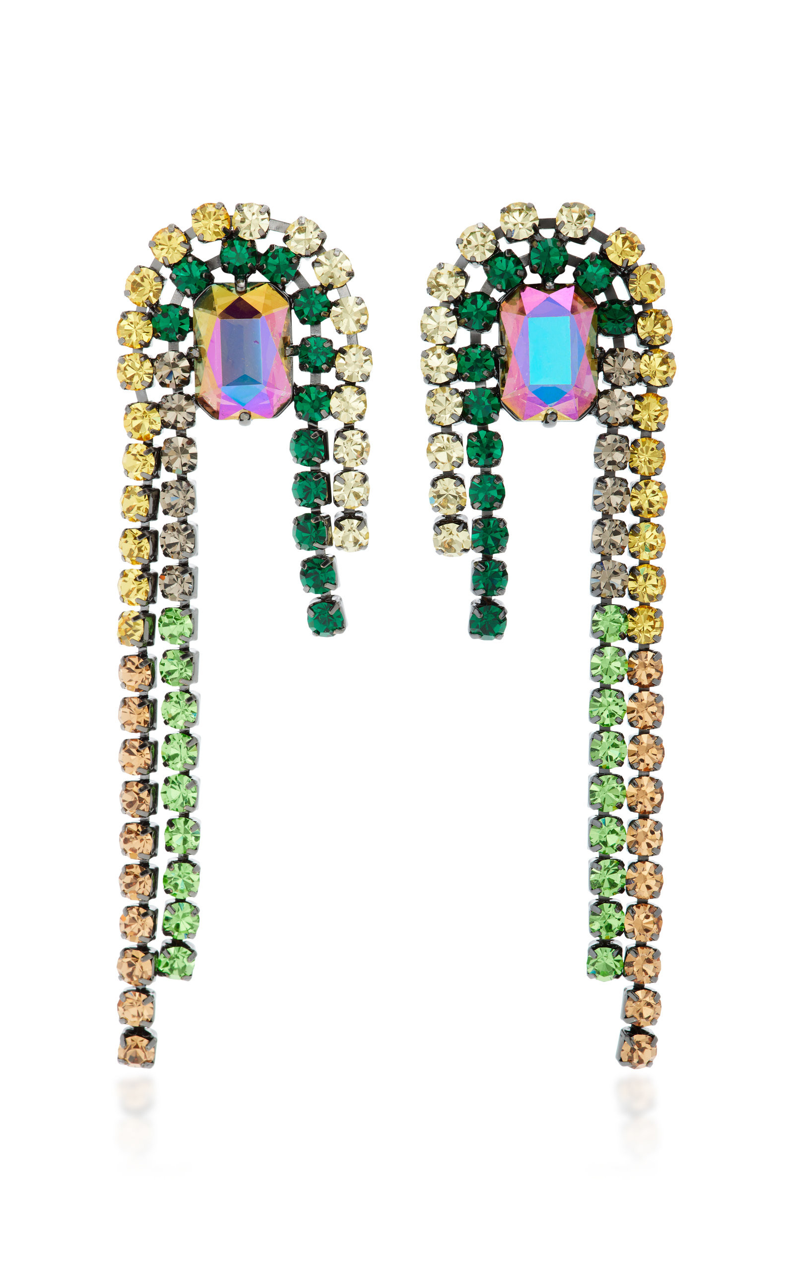 Divina Crystal Waterfall Earrings | Moda Operandi (Global)