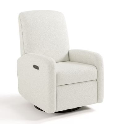 Graco Bellwood Power Recliner Swivel Glider Ivory Boucle | Target