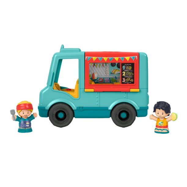 Fisher-Price Little People Serve it Up Food Truck Musical Push-Along Toy - Walmart.com | Walmart (US)