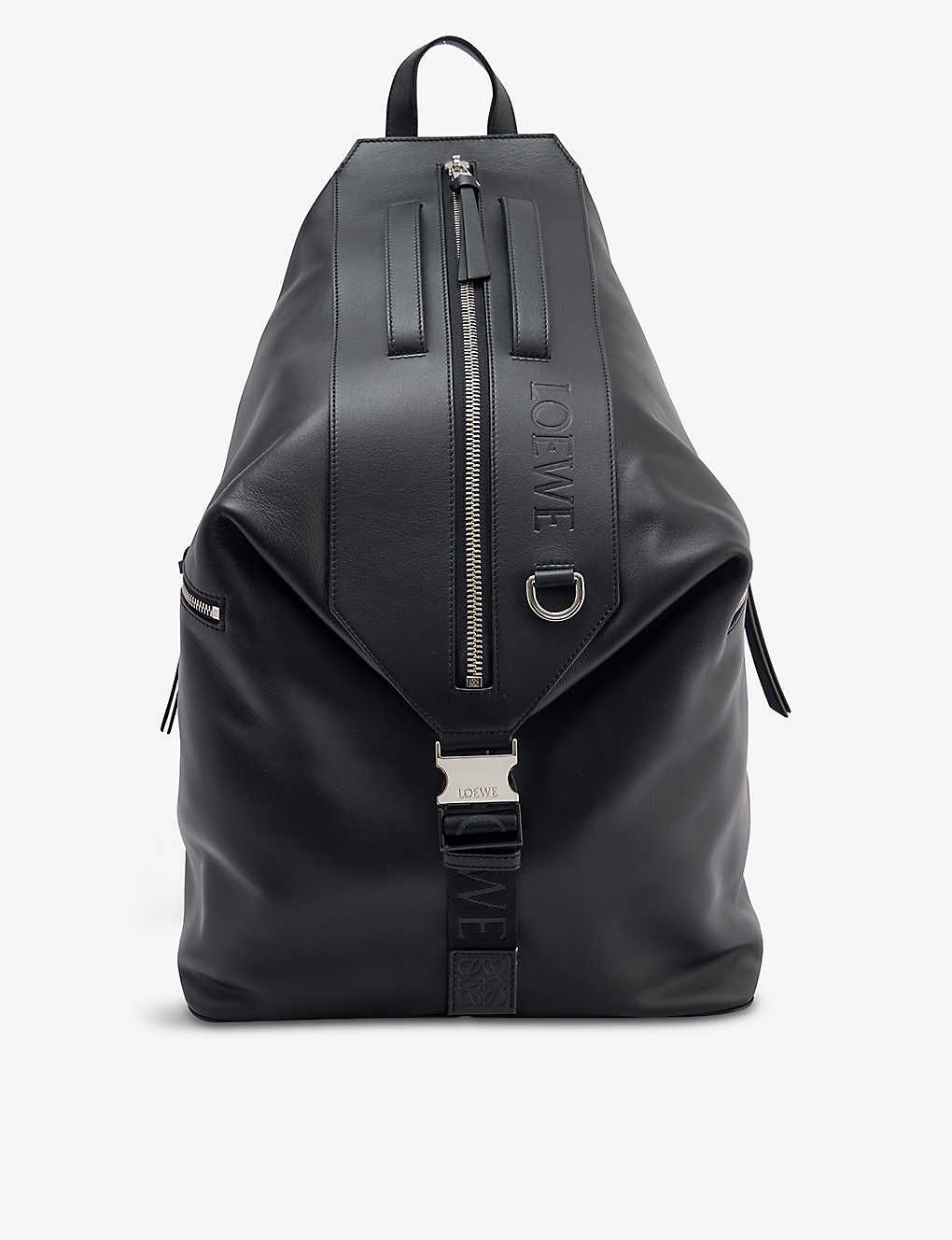 LOEWE Convertible leather backpack | Selfridges