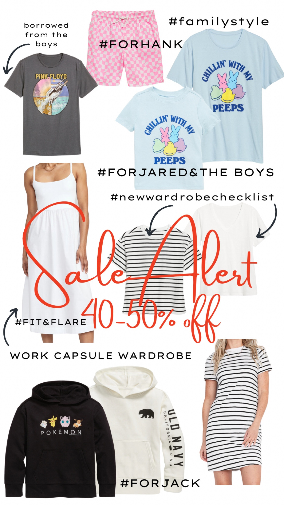 Old Navy Sale Alert 
My haul from i between baseball games this am in the middle of nowhere - 40% off most everything online only ends Tues