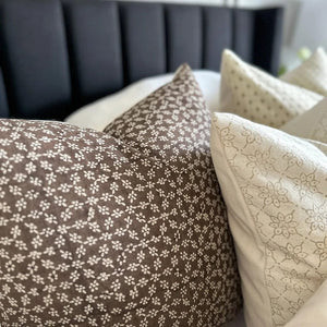 Neville Mocha Pillow Cover | Colin and Finn