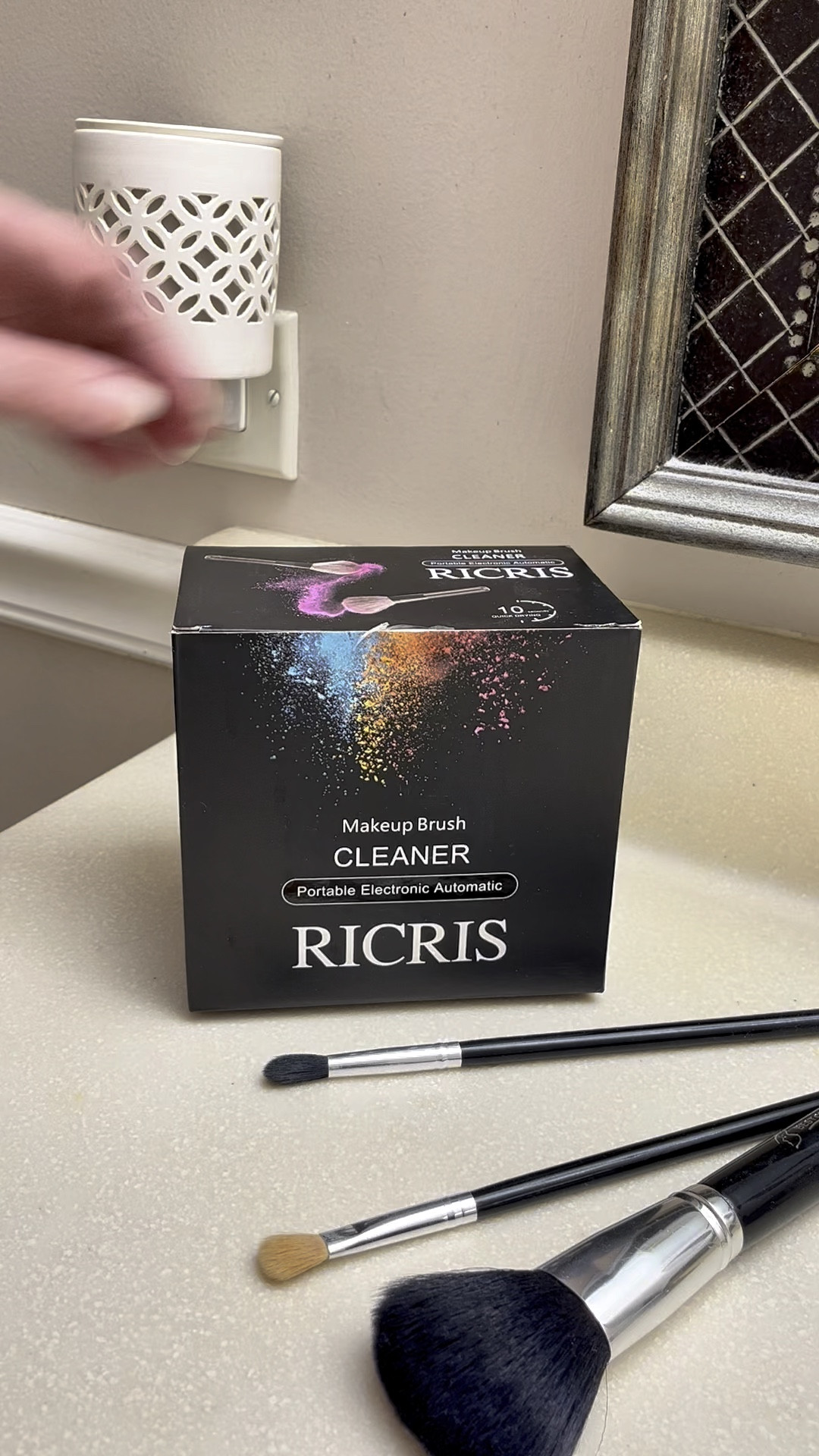 
RICRIS Makeup Brush Cleaner and Dryer - Super-fast, portable electric brush cleaner spins away the gross stuff on all of your makeup brushes. It’s plastic and perfect for travel or as a stocking stuffer. 

#LTKGiftGuide #LTKbeauty #LTKfindsunder50