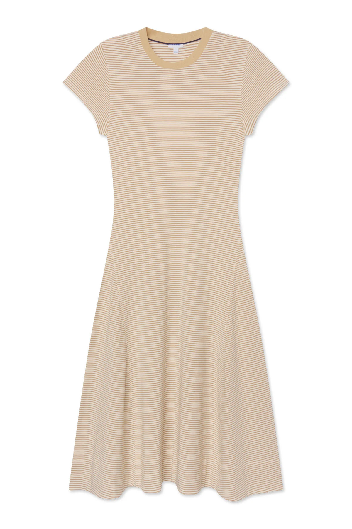 Everywhere Dress in Khaki Isle Stripe | Lake Pajamas