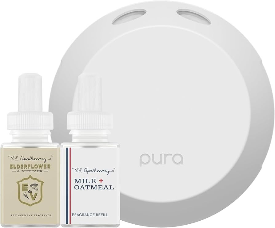 Pura Smart Home Fragrance Device Starter Set - Pura 4 - Scent Diffuser for Home - Includes Fragra... | Amazon (US)