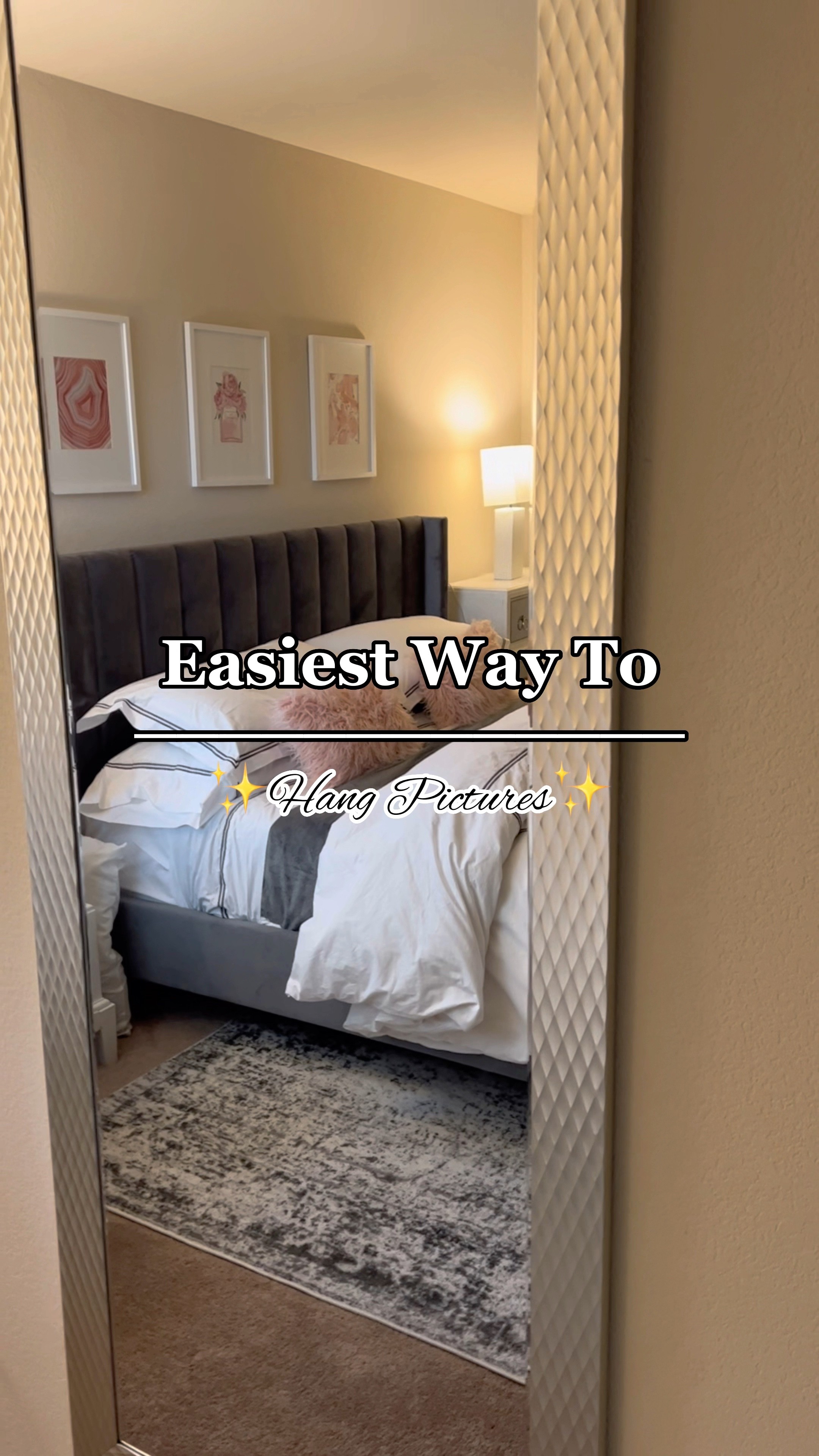 Easiest way to hang a painting or mirror! 

#LTKhome #LTKHoliday