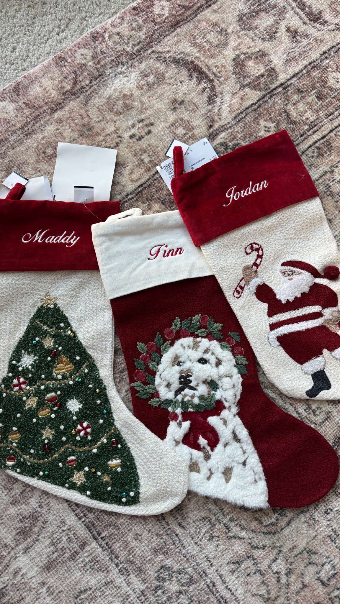 Our custom stockings 🥹🎅🏼🦌🌲 from Pottery Barn!

#LTKHome #LTKHoliday #LTKSeasonal