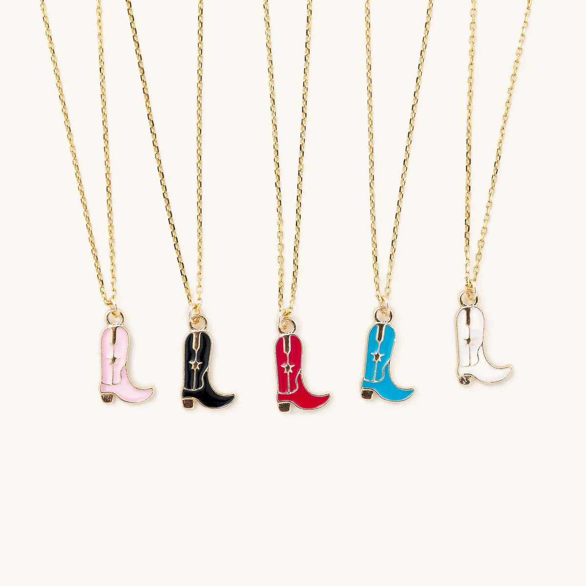 Colorful Cowboy Boot 16" Necklaces | Nikki Smith Designs