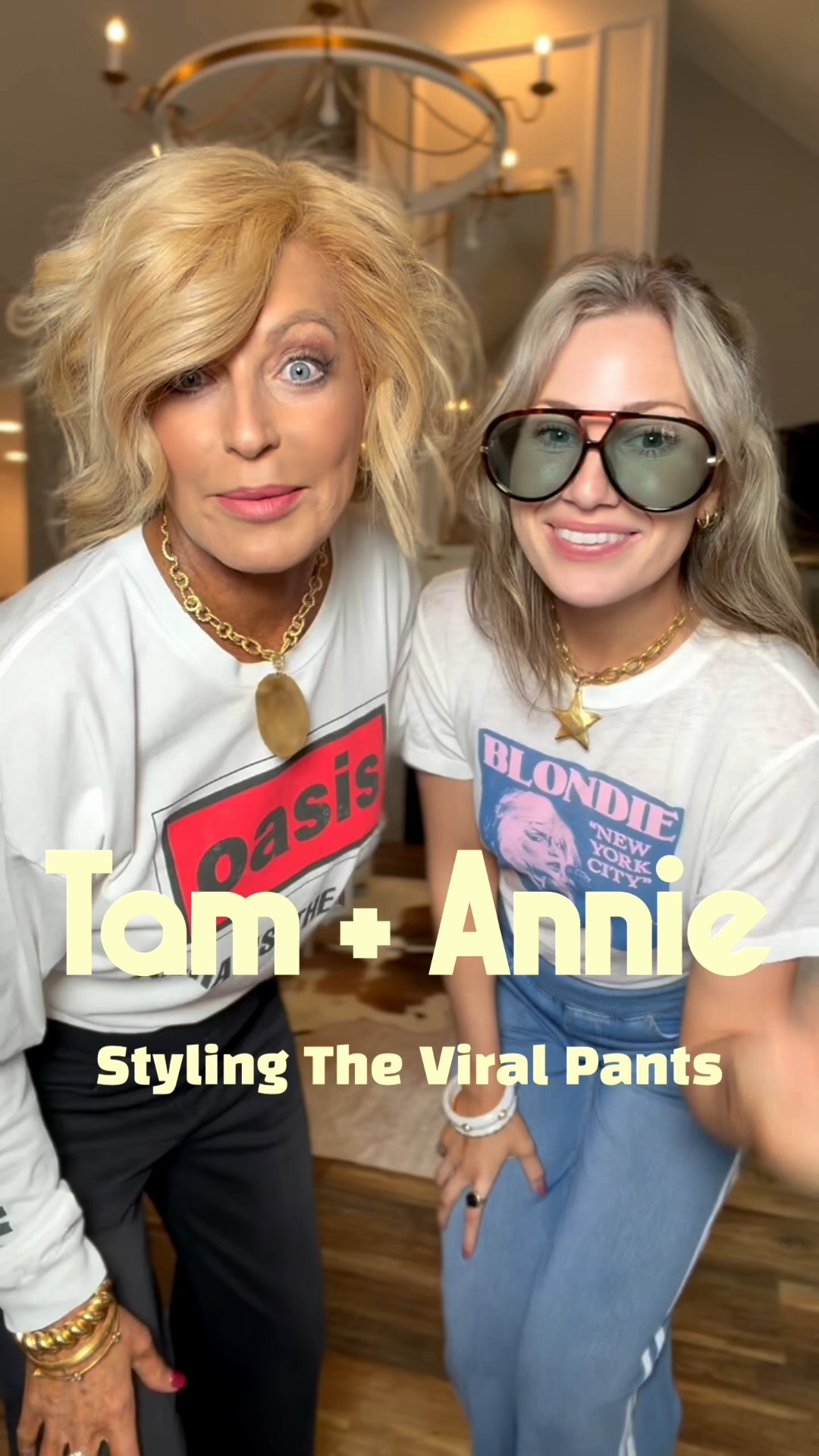 We are both wearing small in our jeans.  I’m wearing a medium in my top & Annas top runs small & she is wearing a large

#LTKdayinmylife #LTKvlog #LTKOver40