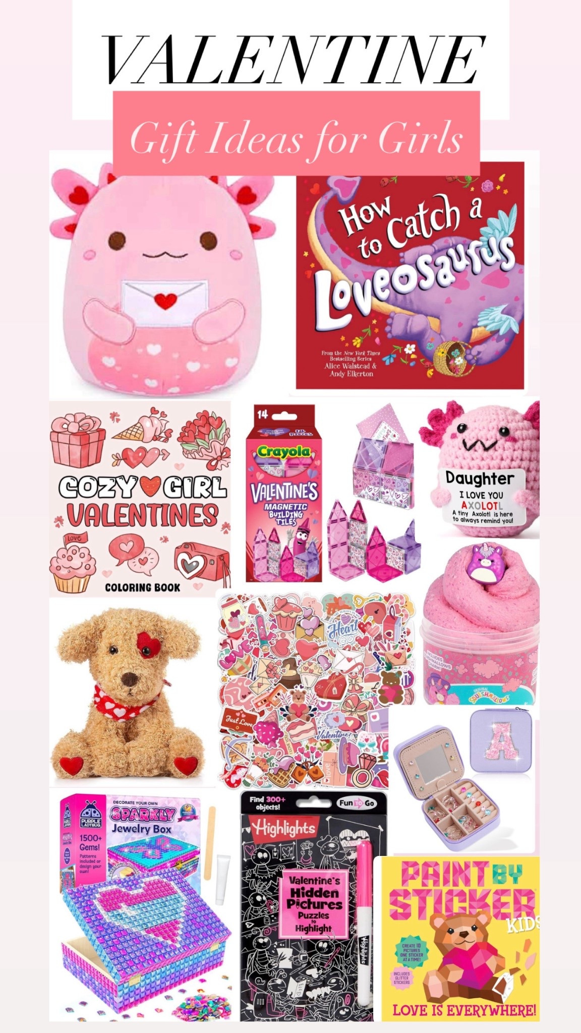 VALENTINE GIFT IDEAS FOR GIRLS 🩷

#LTKKids