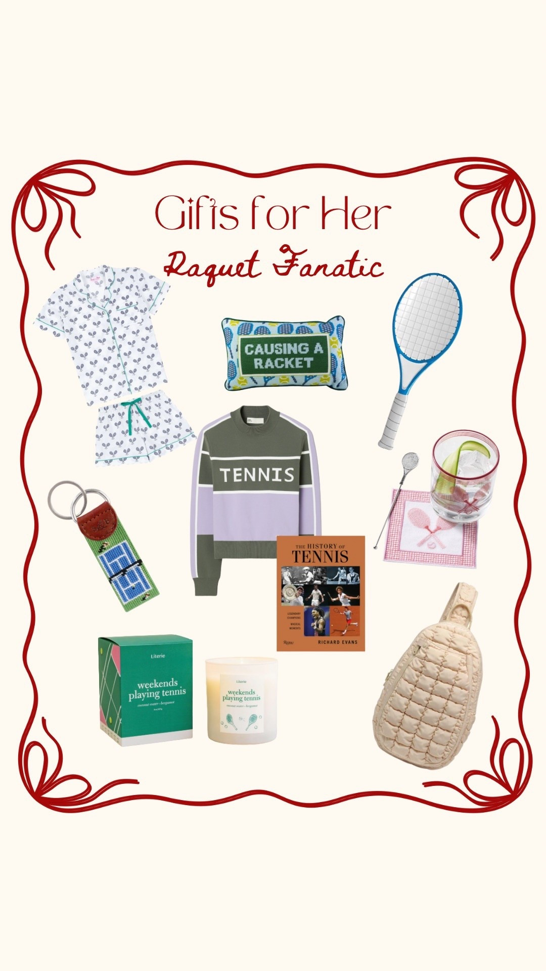 all the perfect gifts for your racquet obsessed girlie 🎾🏓

#LTKGiftGuide #LTKActive #LTKHoliday
