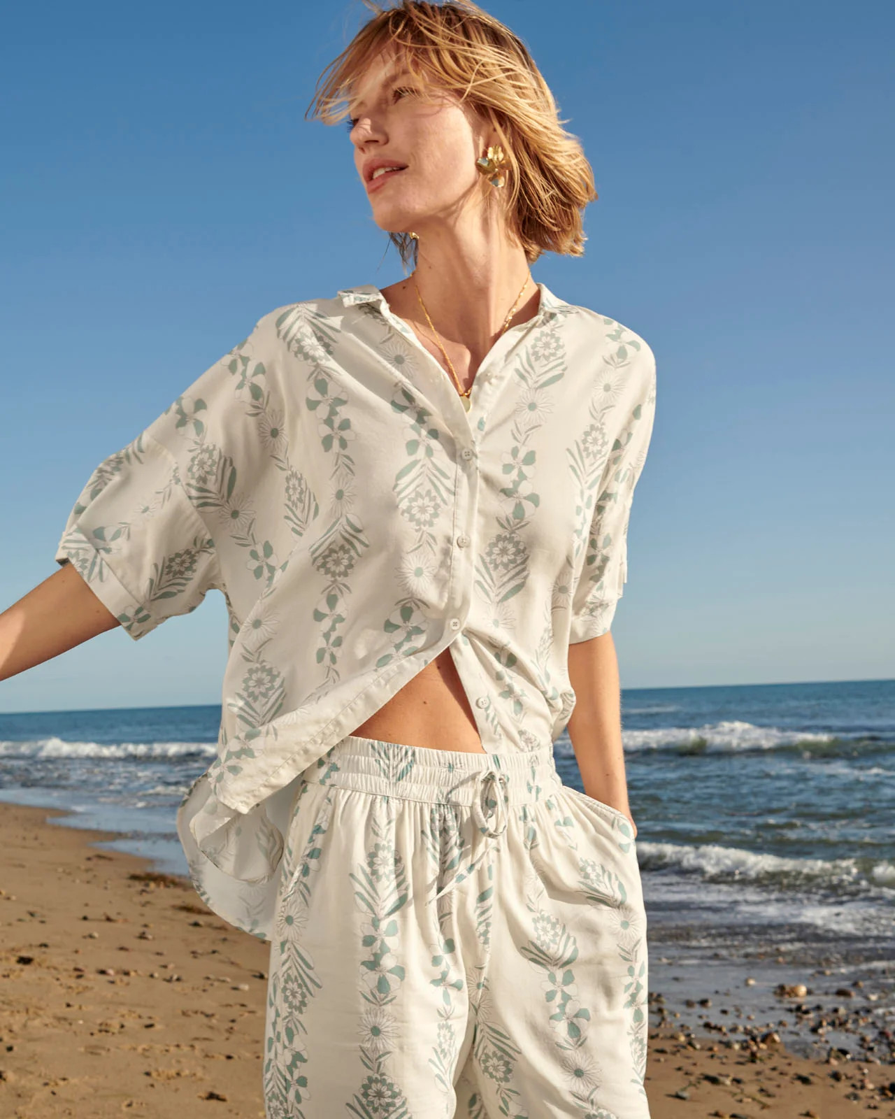 Wesley Short Sleeve Button Down |Splendid | Splendid