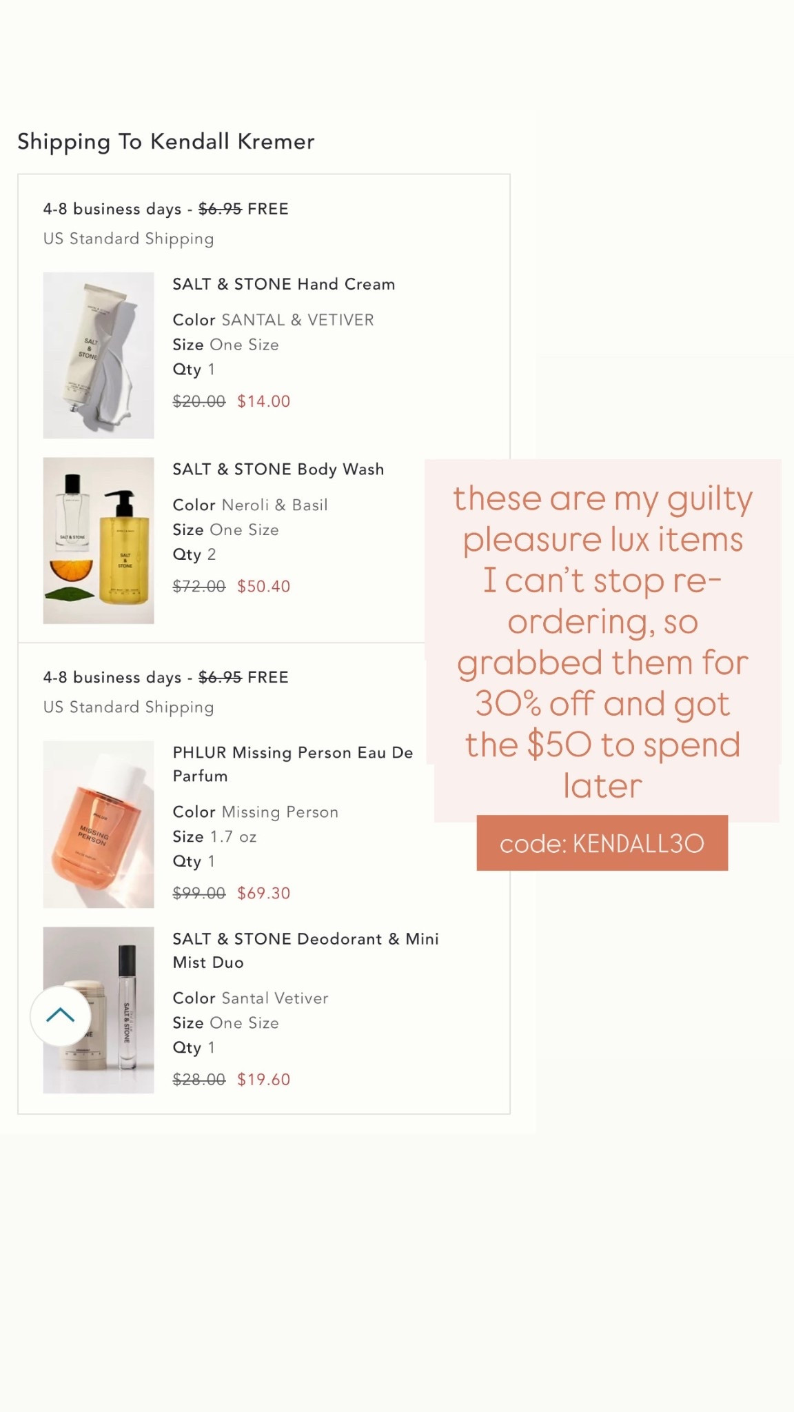 Beauty items I keep re-buying. grabbed for 30% off and a $50 gift card to spend later. code: KENDALL30 

#LTKHoliday #LTKselfcare #LTKGiftGuide