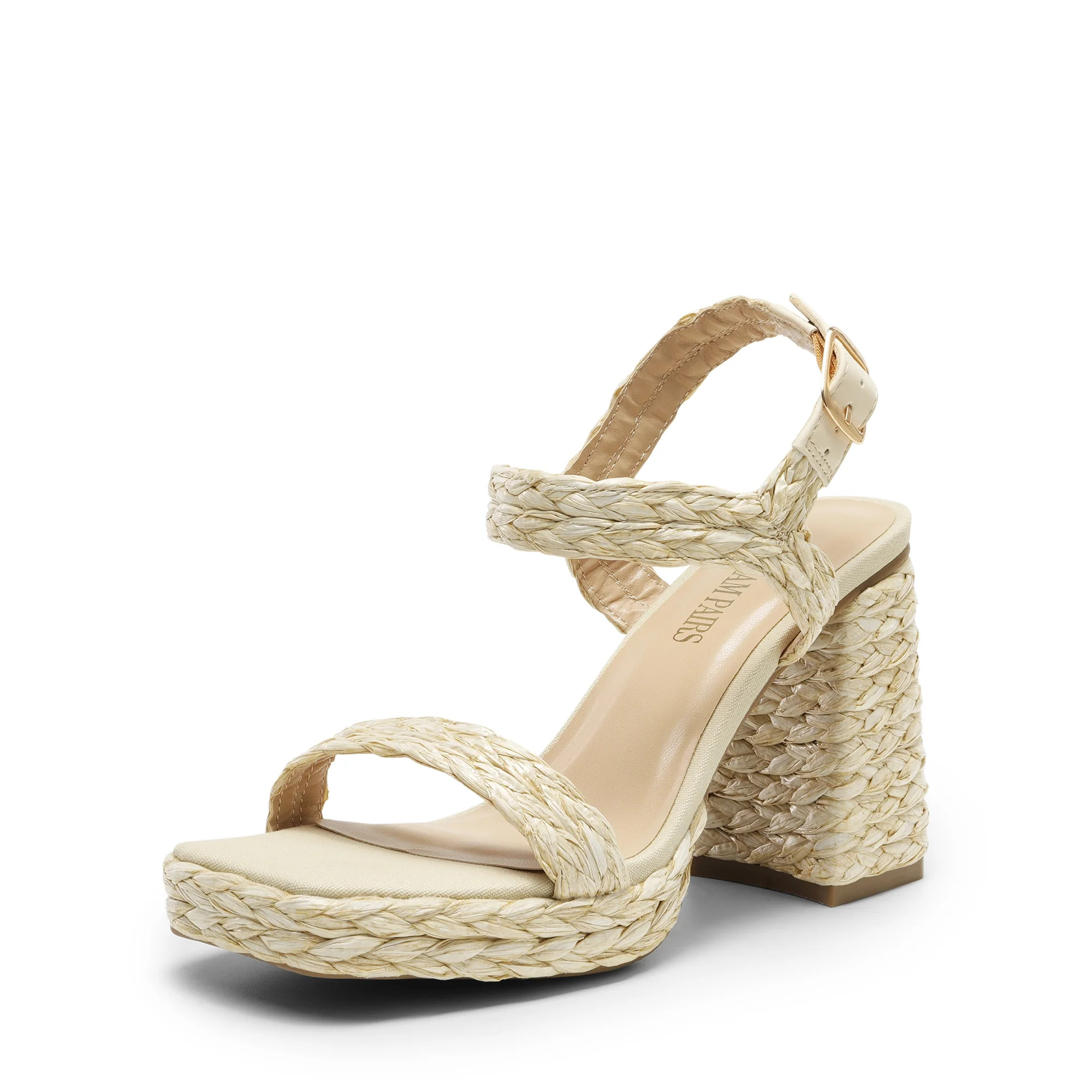 DREAM PAIRS Women's Platform Chunky Heels Ankle Strap Block High Heel Square Toe Wedding Party Dr... | Walmart (US)