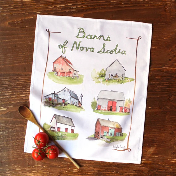 Barns of Nova Scotia Tea Towel Farming Rural life Farmhouse | Etsy | Etsy (CAD)