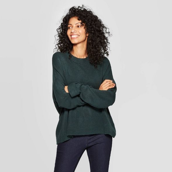 Women's Casual Fit Crewneck Pullover Sweater - A New Day™ | Target