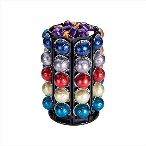 Rice rat Coffee Pod Carousel Holder for Nespresso Vertuoline With Central Additional Pods Storage... | Amazon (US)