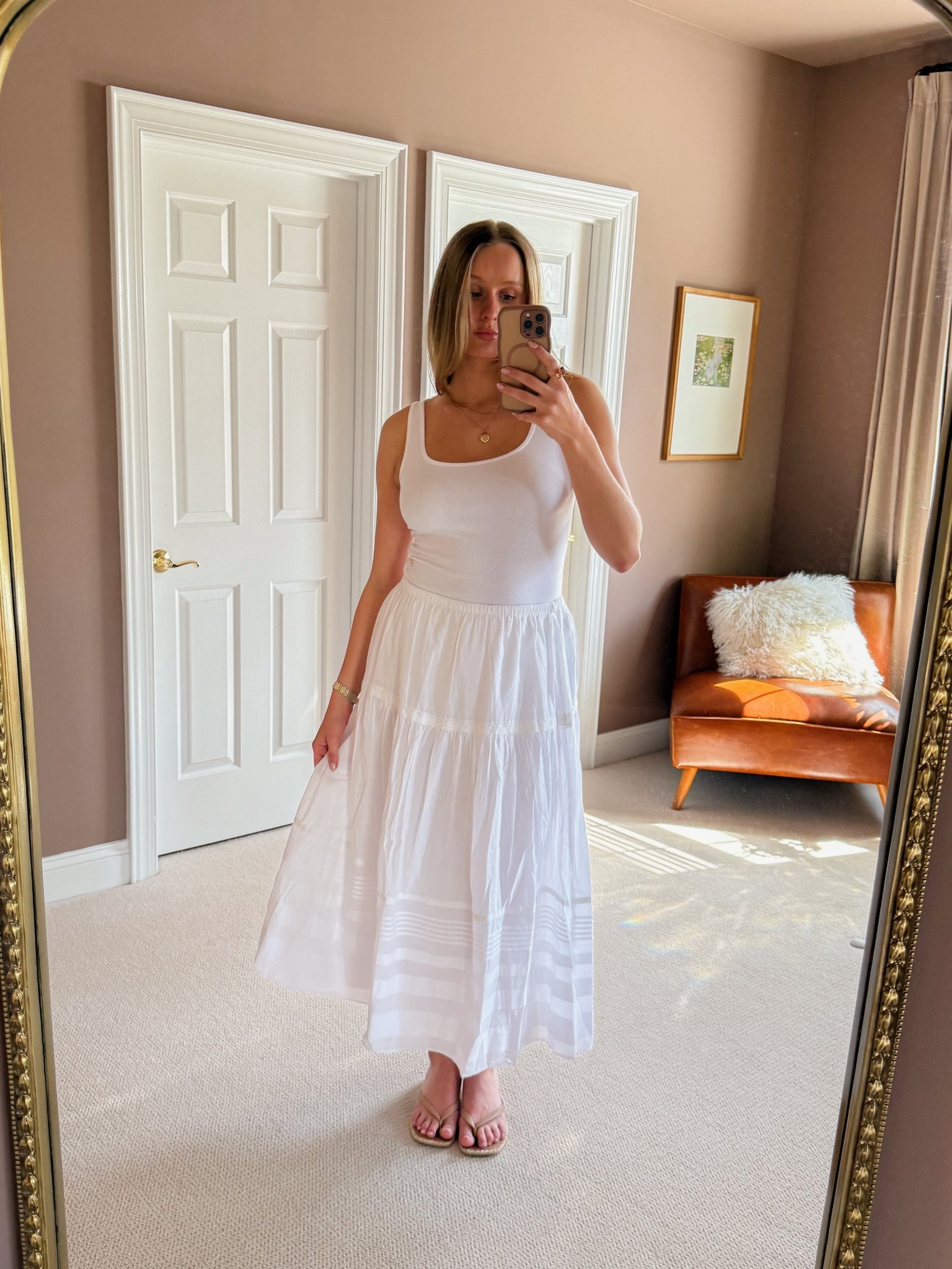 A white skirt is my favorite capsule piece for spring / summer 🤍

#LTKgrwm #LTKootd #LTKdayinmylife