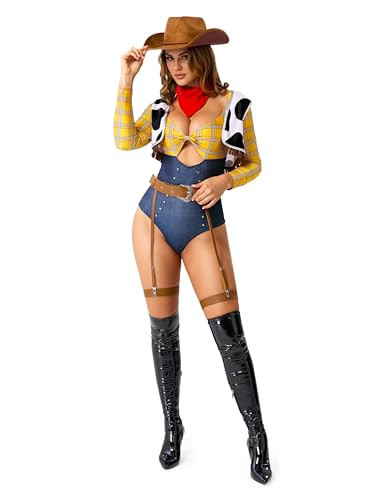 Spooktacular Creations Halloween Cowgirl Costume Women, Cowgirl Movie Character Costume for Halloween Cosplay Party-L | Amazon (US)