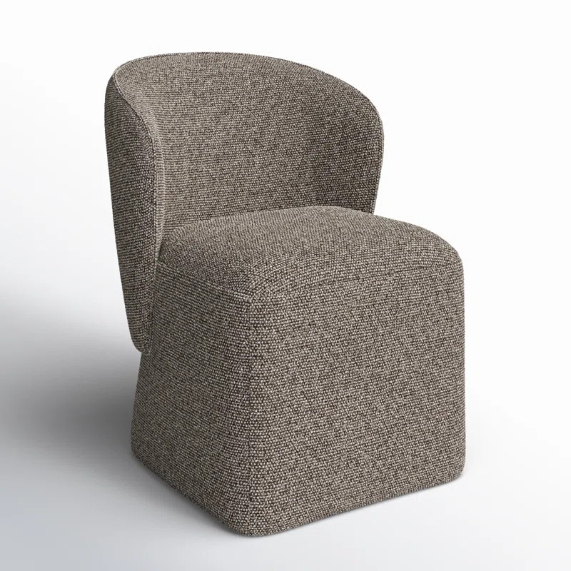 Niha Upholstered Dining Chair with Casters | Wayfair North America
