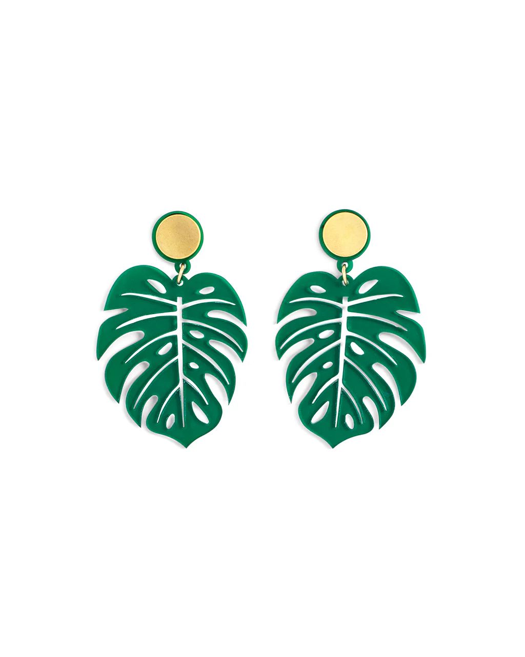 Monstera Leaf Earrings | ban.do Designs, LLC