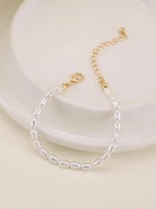 Faux Pearl Decor Bracelet | SHEIN