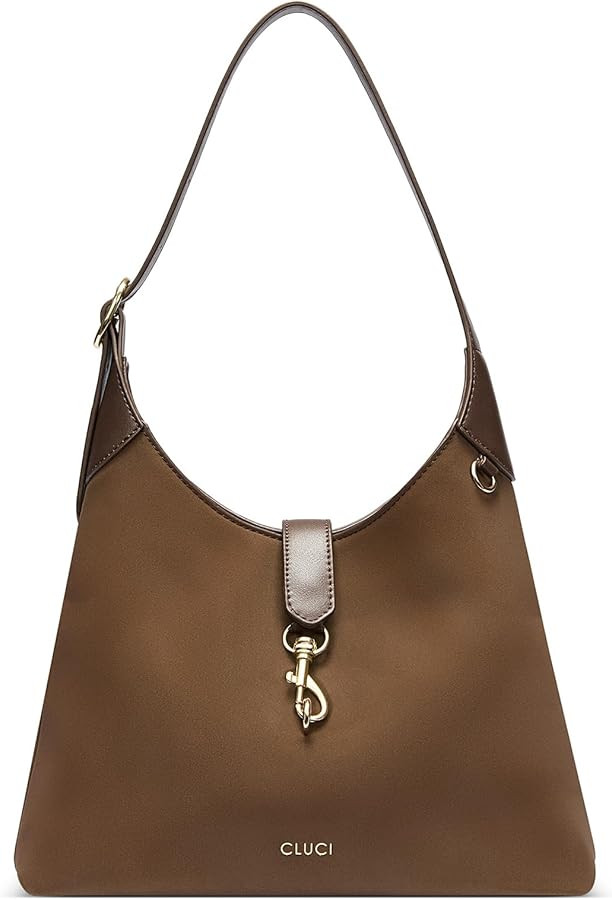 CLUCI Hobo Bags for Women, Soft Vegan Leather Purses with Adjustable Strap, Lightweight Shoulder ... | Amazon (US)