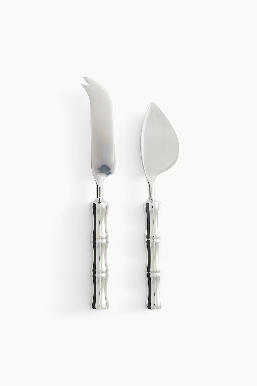 2-pack Metal Cheese Knives - Silver-colored - Home All | H&M US | H&M (US + CA)