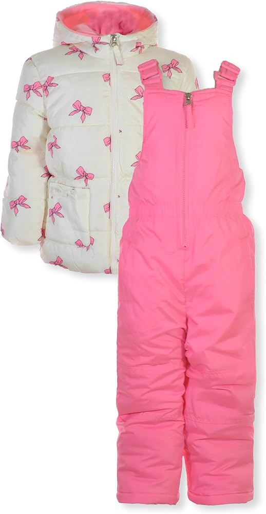 Pink Platinum Girls' 2-Piece Snowsuit Jacket Set Outfit | Amazon (US)