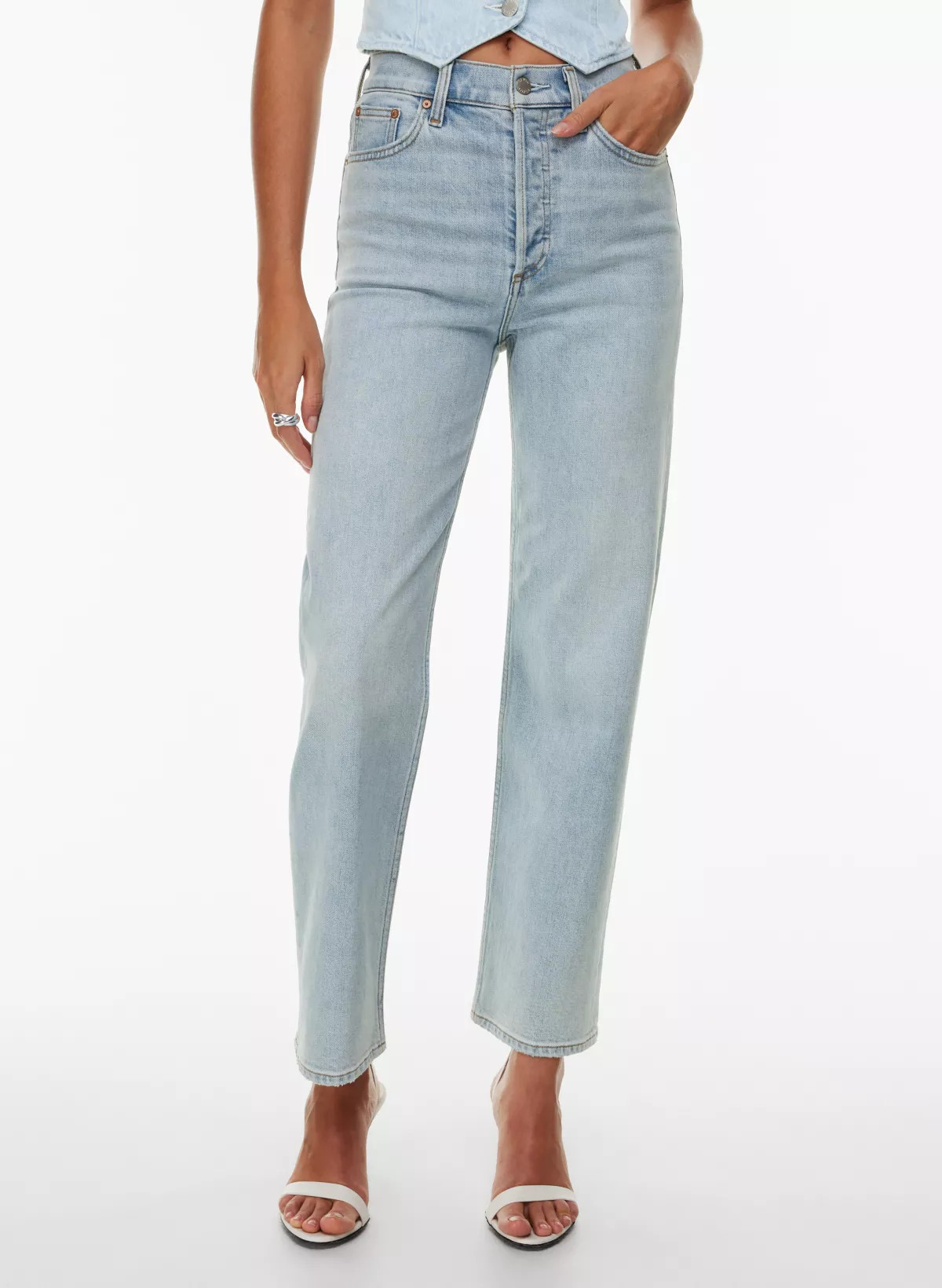 THE ARLO HI-RISE STRAIGHT JEAN | Aritzia