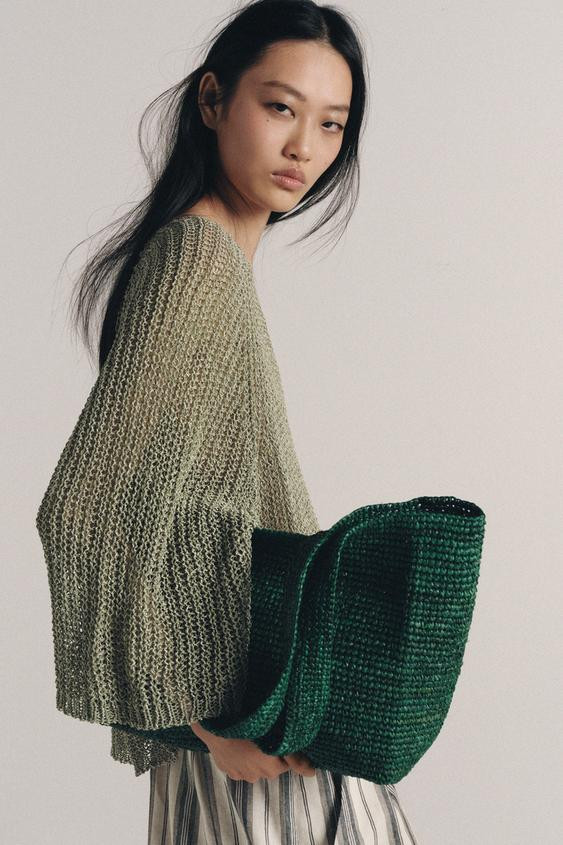 RAFFIA TOTE BAG | Zara US