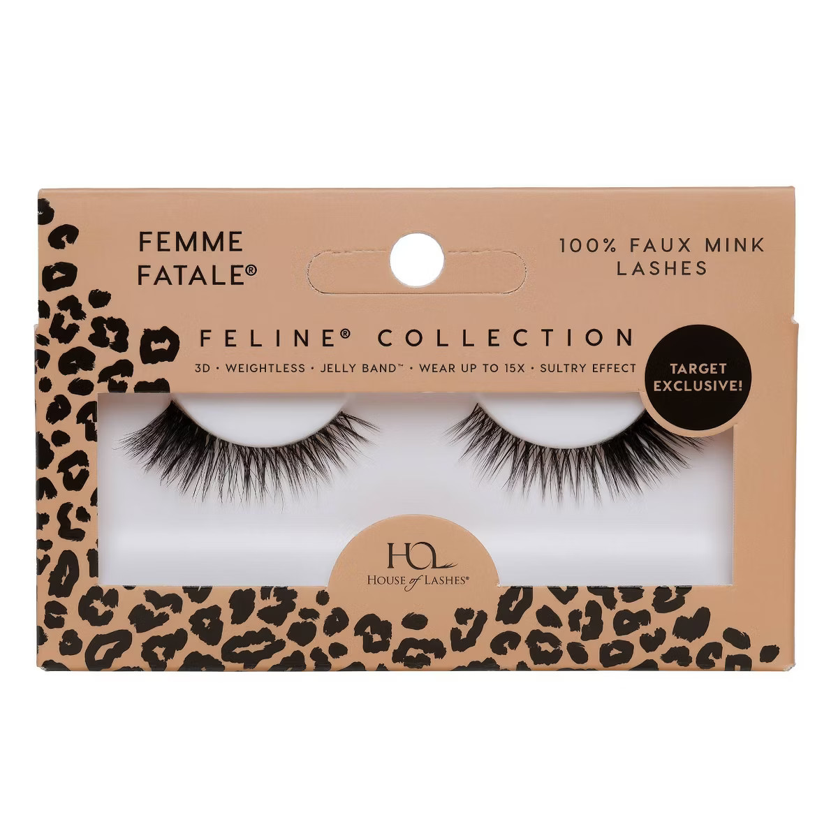 House of Lashes Femme Fatale Full Volume 100% Cruelty-Free Faux Silk Fibers False Eyelashes - 1pr | Target