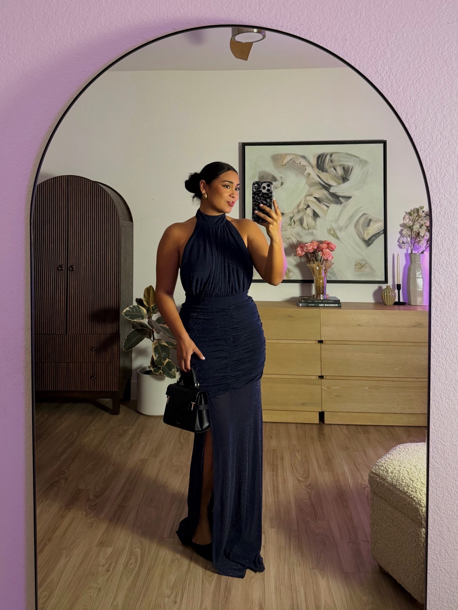 easy winter outfit inspo💙 outcast clothing dress (has a shimmer & open back to it) stretchy fit, no zipper & runs true to size, wearing a L

#LTKootd #LTKWedding #LTKMidsize