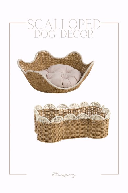 Scalloped dog decor 

#LTKover40 #LTKfamily #LTKhome