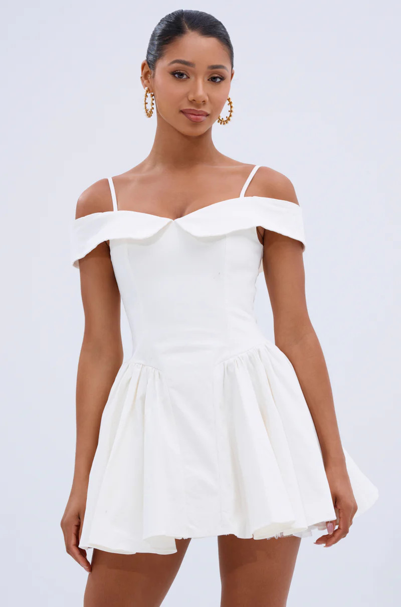 CALIFORNIA DREAMIN POPLIN MINI DRESS | AKIRA
