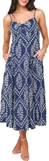 Amanda Eyelet Cotton Sundress | Nordstrom