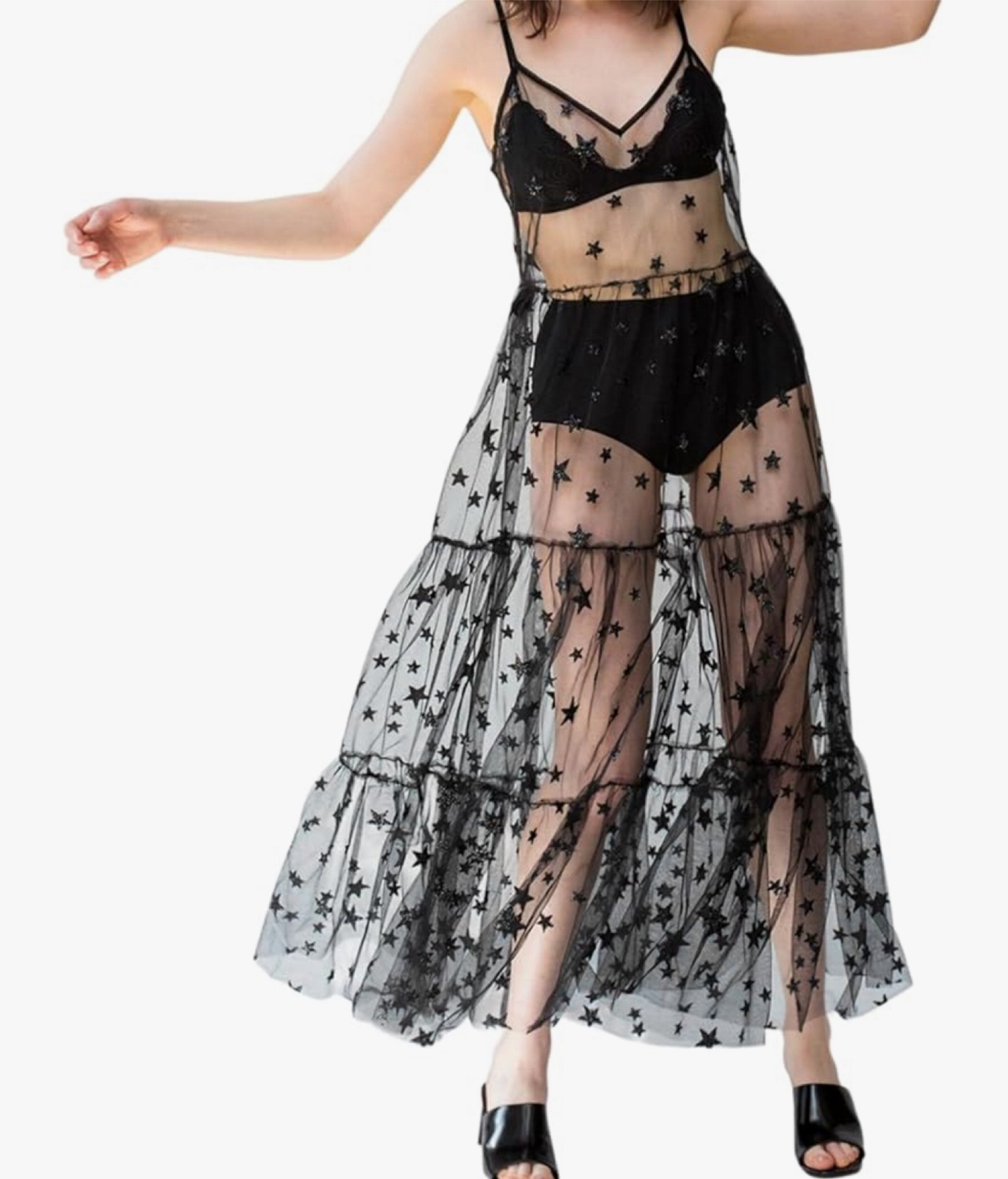 Amazon festival outfit outfit. I'd wear a black bodysuit and black shorts under  

#LTKStyleTip #LTKParties #LTKFindsUnder50