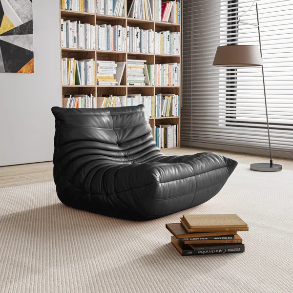 Microfiber Leather Standard Bean Bag Chair and Lounger | Wayfair North America